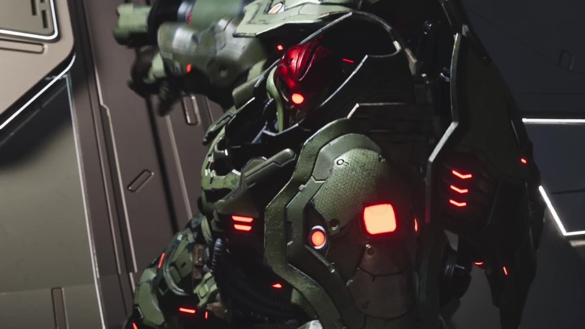 玩家在‘虚空深渊’关卡中穿梭于浮空平台，背景为紫色星云