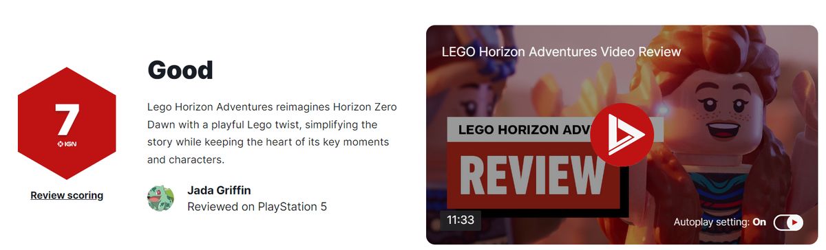 《乐高地平线大冒险》游戏画面，乐高风格角色手持弓箭对抗机械恐龙，场景充满积木质感与动态光影