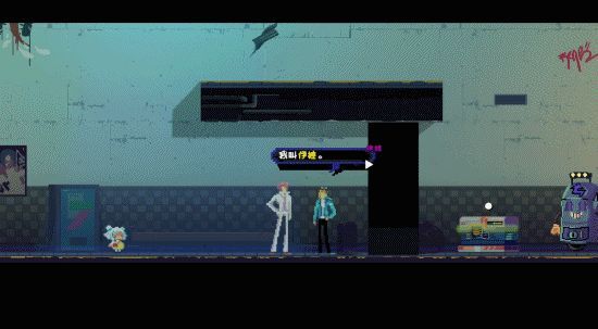 技能升级界面展示，玩家选择强化飞刀速度或手枪威力，UI充满科技感