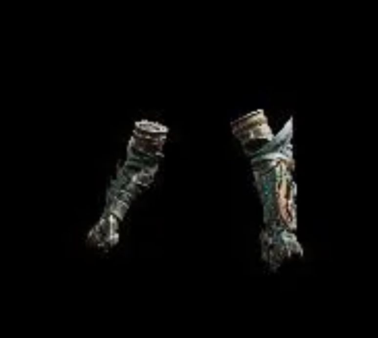 猎人‘霜狼套’，银白色毛边盔甲，适合雪地环境