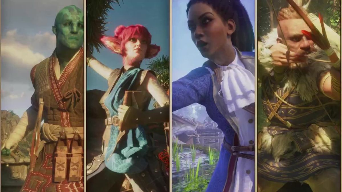 地下洞穴中，发光水晶遍布四周，角色手持武器警觉前行