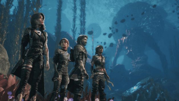 力量与敏捷属性加点示意图，展示角色在战斗中快速出手并造成高额物理伤害的场景