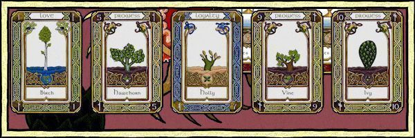 游戏LOGO‘Legends of the Round Table’浮现于星空之下，象征传奇开启