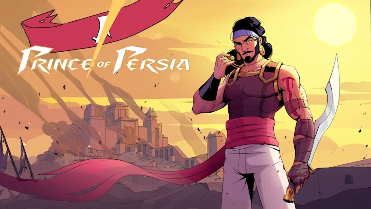 《波斯王子：Rogue》游戏画面截图，展示精致的古代宫殿场景与角色奔跑中的动态姿态