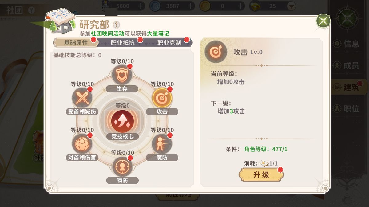 社团商店界面展示，分页列出可兑换物品，包括装备、材料与限定外观