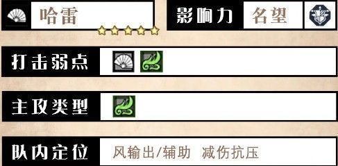 哈雷战斗技能动画截图，施展沙暴之诗时狂风席卷全场，敌人被卷入沙尘暴中并显示物攻降低状态图标