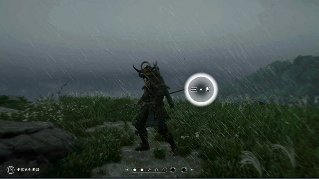 浮动的外圈提示图标，表明操作宽松，适合新手练习基本连招