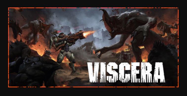 《脏腑》游戏主视觉图，昏暗末世背景下主角手持双枪在爆炸火光中射击突变体