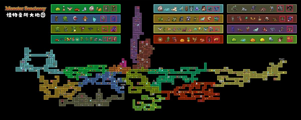 《怪物乐土》怪物融合界面展示，左侧为雏龙，右侧为火石，中间箭头指向拥有火焰翅膀的飞行强化怪物