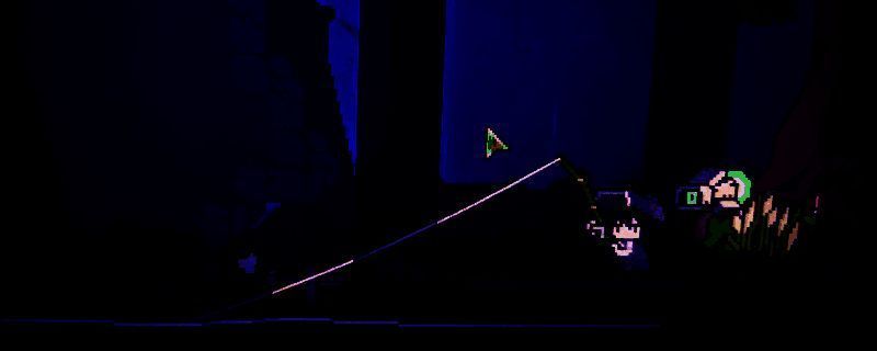 《多洛可小镇》游戏中玩家手持鱼竿在湖边钓鱼的场景，水面波光粼粼，显示钓鱼界面中的进度条