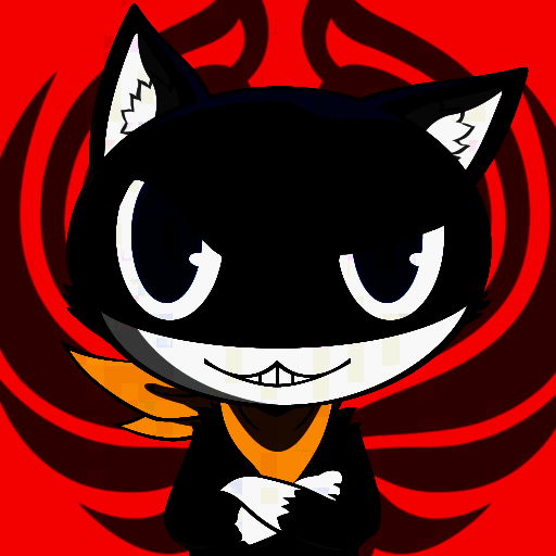 头像P5R·魔术师，塔罗牌风格设计，紫色光影环绕