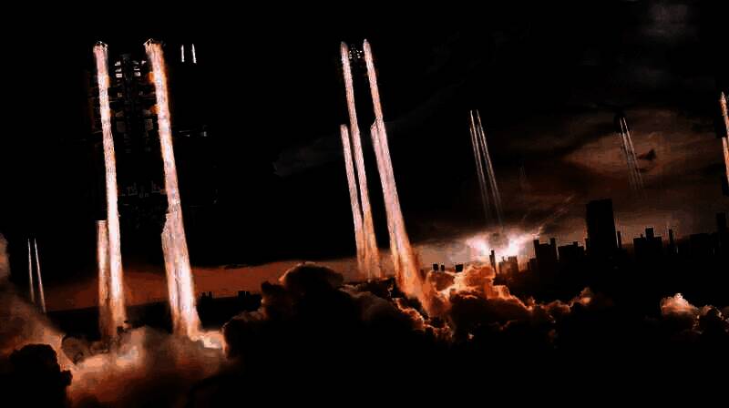 工程舰从空间站驶出，前方是一颗蓝绿色行星，充满未知感