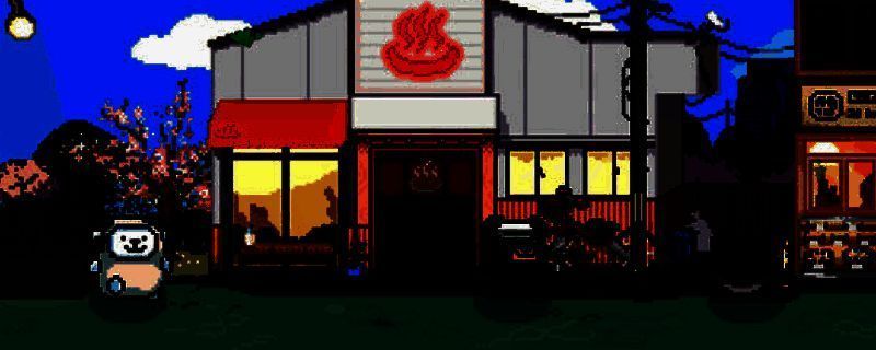 《线条小狗：动物温泉》游戏主视觉图，展示多只线条风格的小动物在温泉场景中悠闲泡汤，画面清新可爱