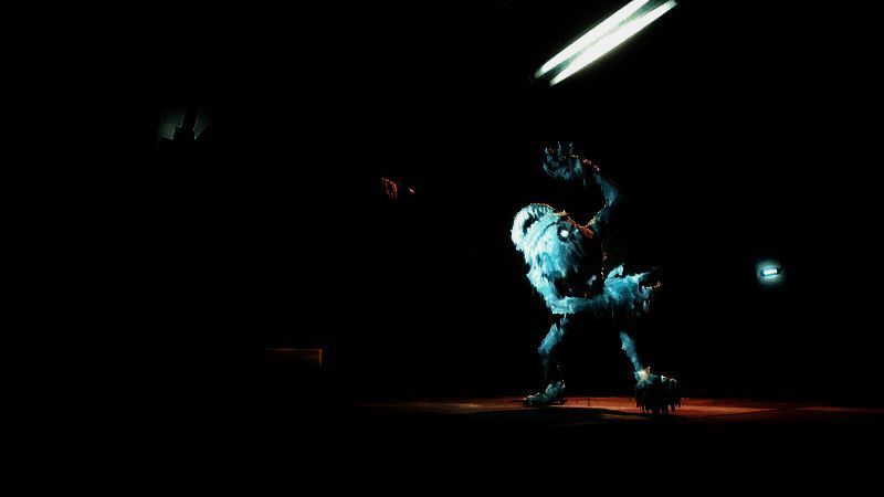 Tequila Works开发的游戏《GYLT》宣传画面，昏暗风格的小镇与神秘角色形象