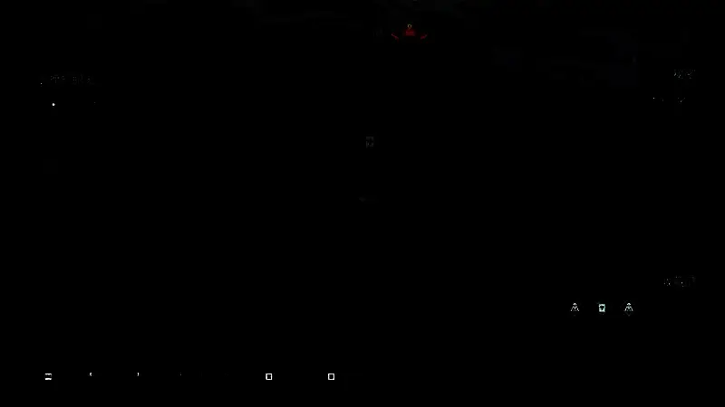 玩家角色站在岔路口，箭头指向右侧小径，地面有微弱光芒提示物品所在方向