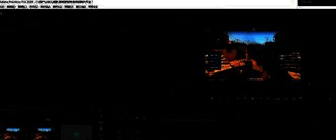 音频文件被拖放到时间轴的音频轨道上，波形图清晰显示