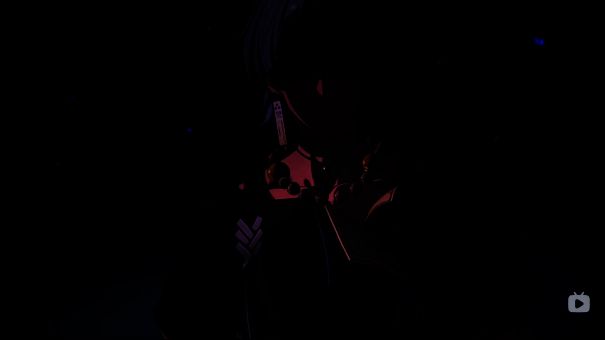 PV中忌炎面对哥舒临幻影，两人对峙于废墟战场