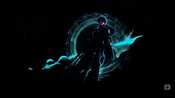 绿色巨龙翱翔于黎明天空，忌炎立于龙首之上