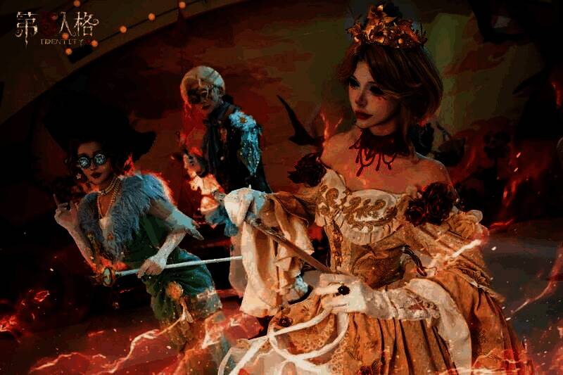 多位玩家与COSER集体合影，现场气氛热烈欢愉