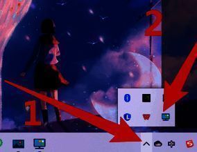 右键点击任务栏右下角小智桌面图标，弹出菜单选项