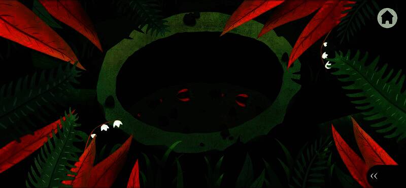 红色小虫按特定顺序排列，周围浮现绿色光芒