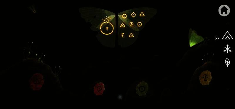 蝴蝶翅膀上的神秘符号，暗示着吹奏顺序