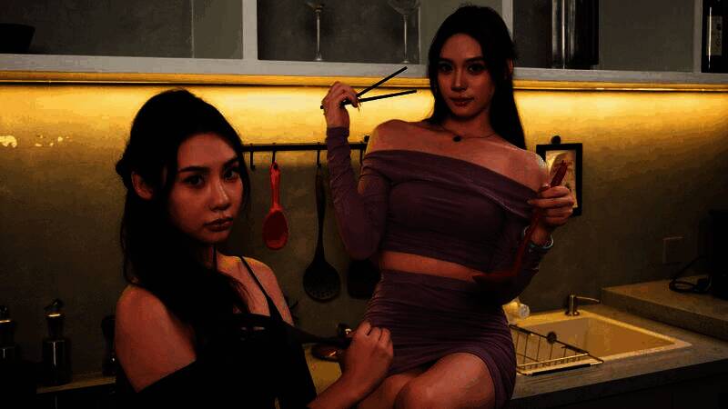 任性型女主叉腰站立，表情傲娇，背景为学院教室