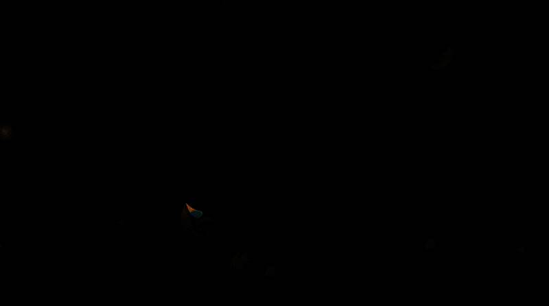 玩家使用螺壳在地道中接水，水流清澈见底