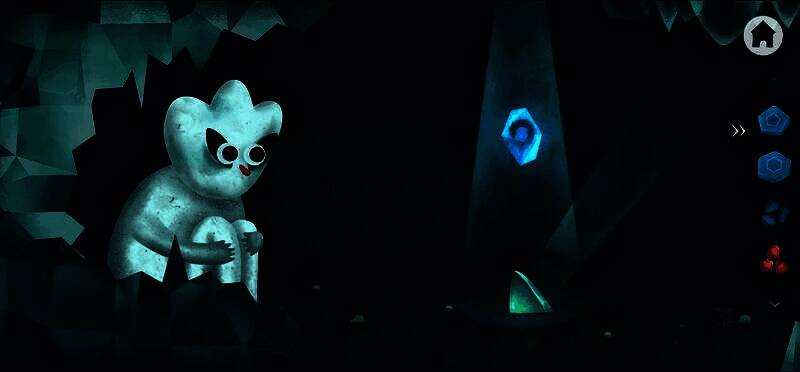 三角镜折射阳光，冰块逐渐融化，六角花缓缓显现，光效绚丽