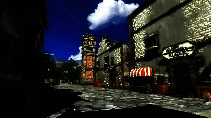 洛连特郊区田野风光，远处可见风车与农田，一派田园牧歌式景象