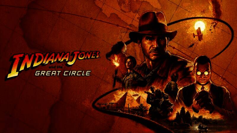 印第安纳·琼斯在昏暗古墓中手持火把前行，四周刻满神秘符号，氛围神秘而紧张