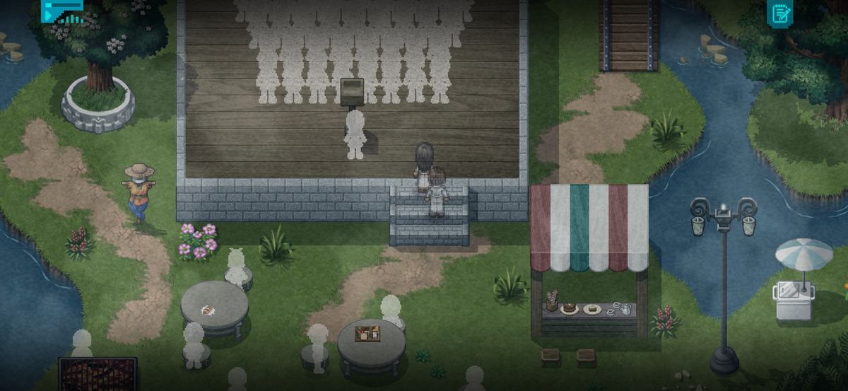 舞台上灯光亮起，准备演出