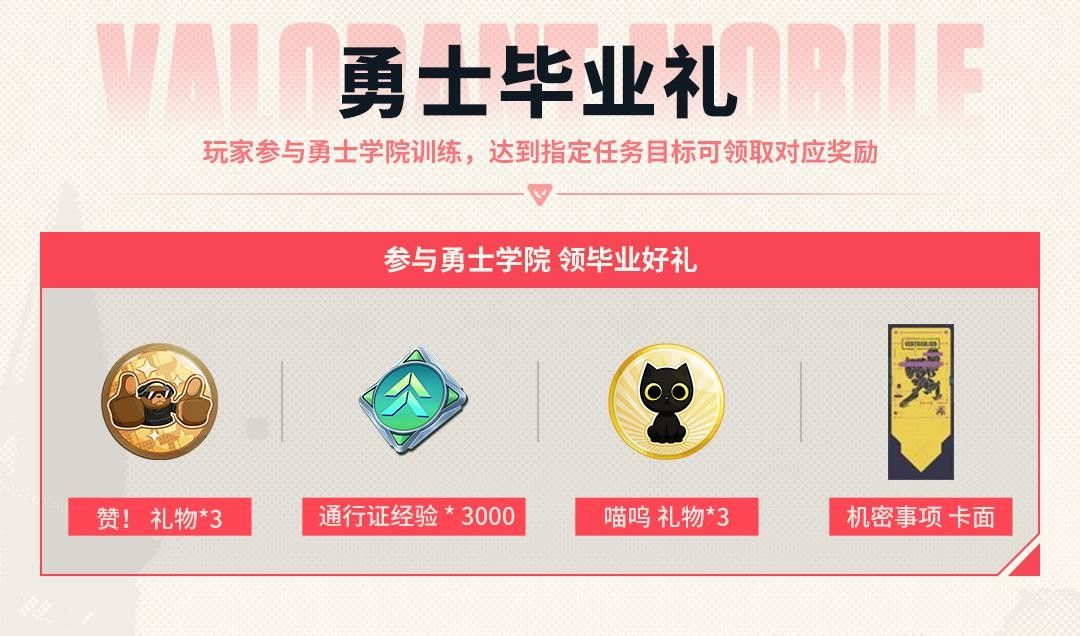 勇士学院训练界面，显示教学关卡、任务进度与奖励预览，设计简洁直观