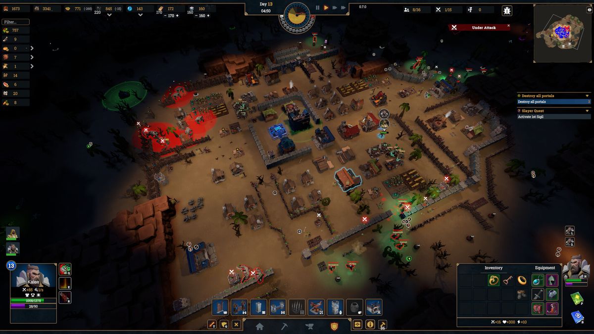 多人合作模式设想图，多位英雄并肩作战，共守城墙