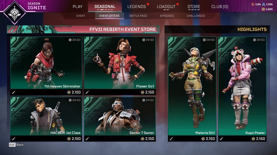 《Apex英雄》游戏内界面展示当前赛季通行证与商店内容