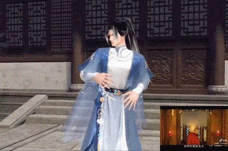 动图演示AI智能卡点变装效果：伴随音乐节拍，角色在瞬间完成多套服饰切换，视觉冲击力十足