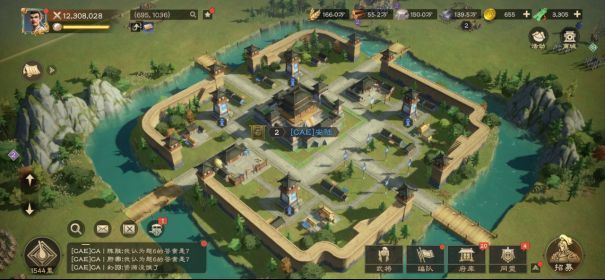 《偃武》文物系统界面，展示多件历史文物与对应武将的联动设计，背景为古风卷轴风格