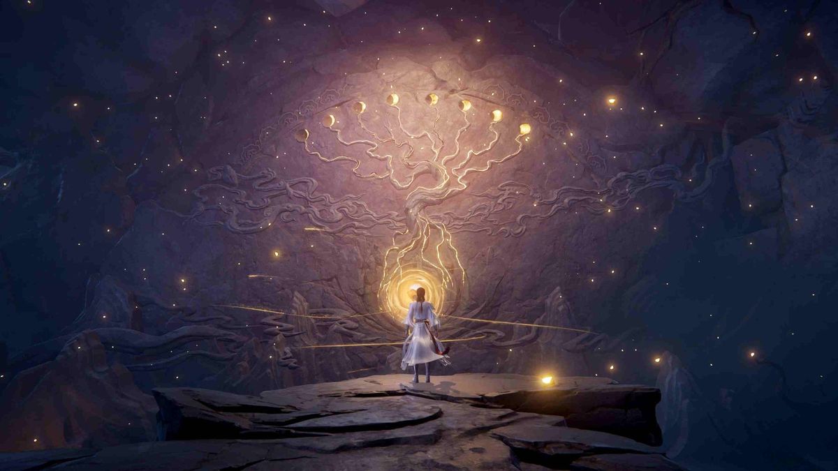 主角神识激活，符文阵列亮起，能量轨迹清晰可见