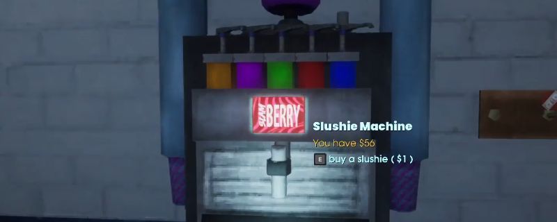 《非生物因素》中雪泥手雷的制作界面展示，背景为雪地环境下的生产器，手雷表面覆盖着冰晶特效