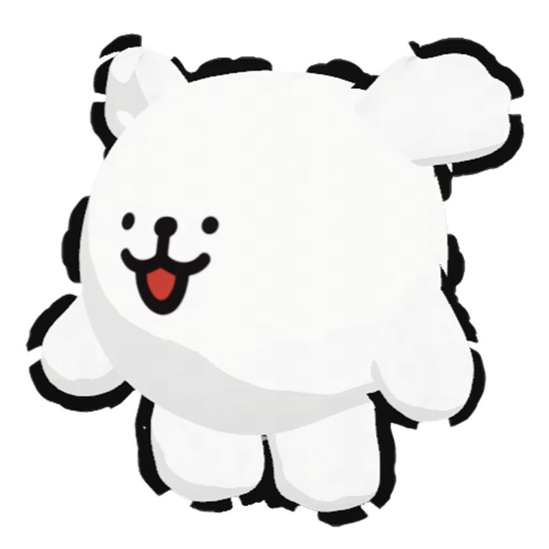 联动外观「马尔济斯」展示图，白色小狗造型清晰线条感十足