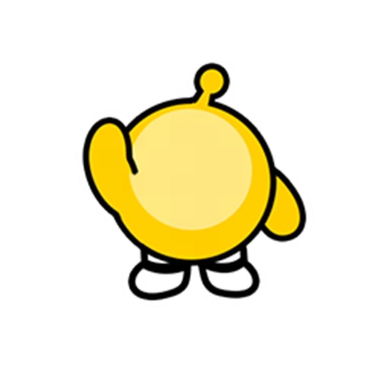 联动动作「小金毛打招呼」展示，小狗挥爪示意，充满亲和力