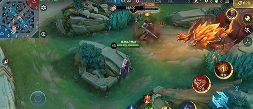 格兰杰平A后立即释放一技能，动作衔接流畅，枪火与技能特效交织