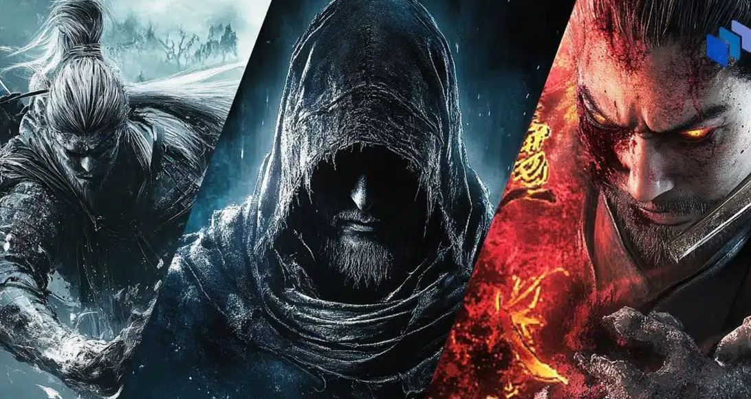 角川集团财务报告截图，显示正在开发的26款游戏项目分布，包括主机与手游类别