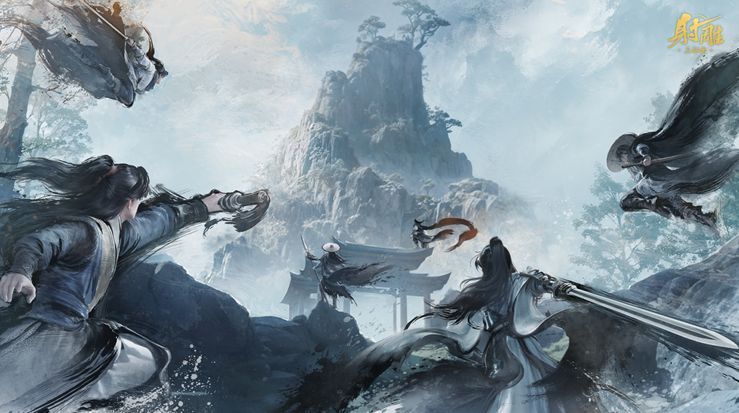 游戏内邮件界面展示维护补偿内容，包含金锭、天眷妙笔与招财袋道具