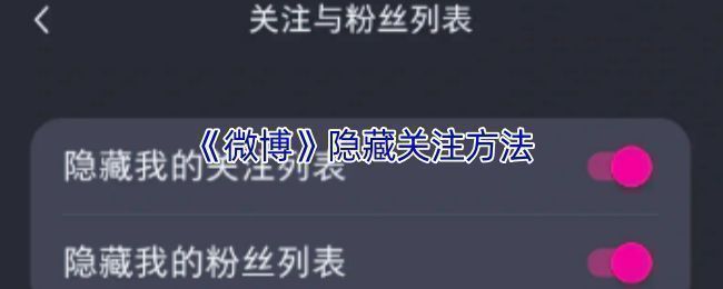 微博隐私设置页面界面展示，包含多项隐私管理选项