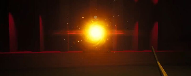 游戏画面展示NPC哈斯塔站在废弃科研站前，背景为昏黄天空与散落的机械残骸，氛围神秘而紧张