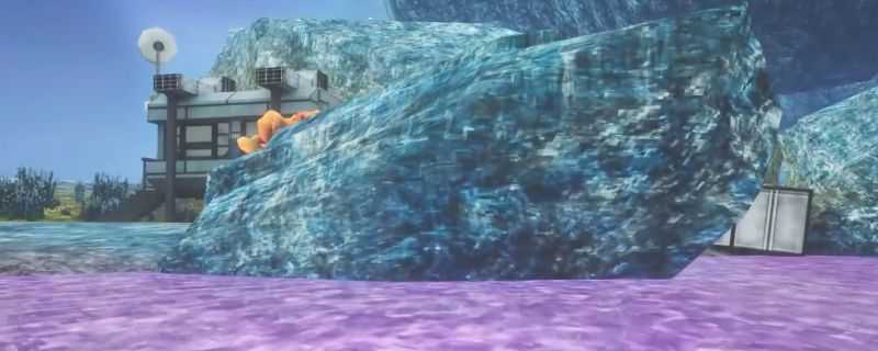 《非生物因素》中异怪套装的三维展示图，深灰色金属质感护甲覆盖全身，肩部带有生物组织融合痕迹，科技感与异星风格并存