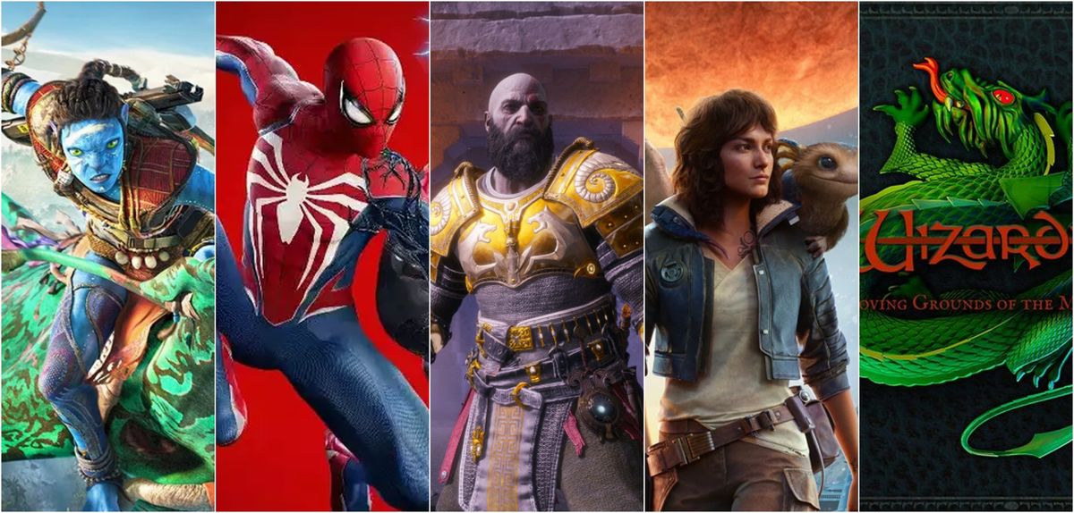 格莱美提名游戏《阿凡达：潘多拉边境》游戏画面，展现潘多拉星球的奇幻植被与飞行生物