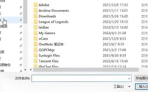 插入对象对话框，用户正在选择Mathtype公式文件