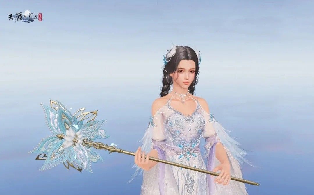 双手持仙女棒，动作更具仪式感，适合拍照打卡